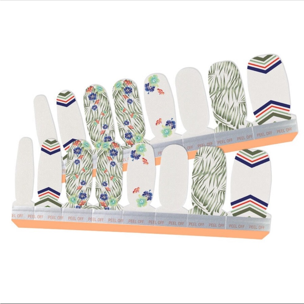 *Retired, HTF* Color Street: Tahiti Getaway | Island Tropical Summer Floral - Picture 8 of 8